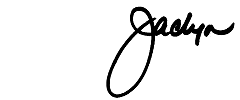 Jaclyn's signature